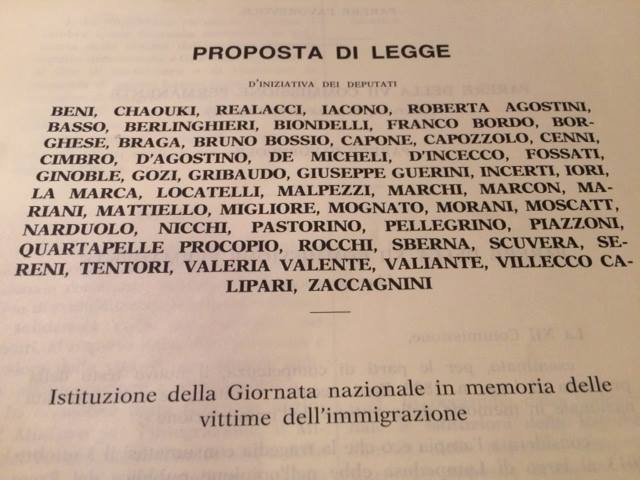 proposta di legge 3ottobre