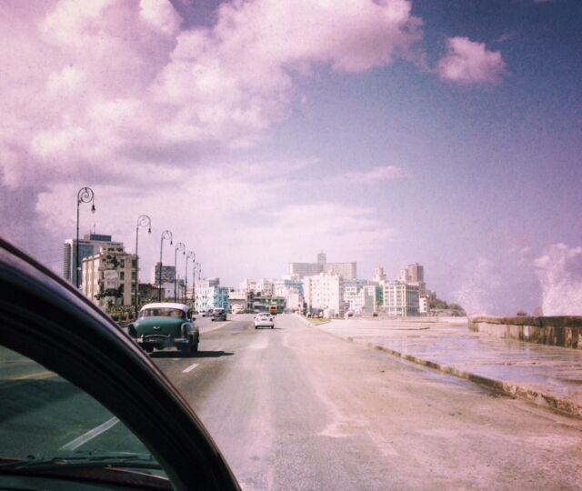 Giuditta Nelli_El Malecón desde el carro_Regresando_Cuba 2015