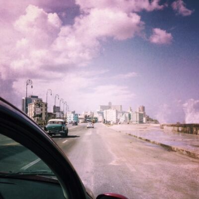 Giuditta Nelli_El Malecón desde el carro_Regresando_Cuba 2015
